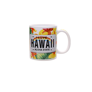 Hawaiian Classic Greeting Ceramic Straight Mug