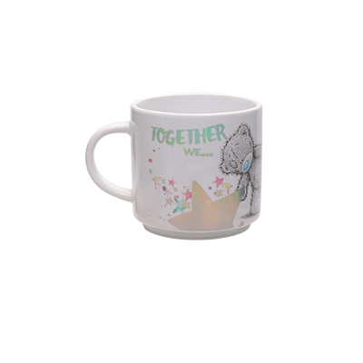 Mother's Day Collection Stacked White Ceramic Mugs